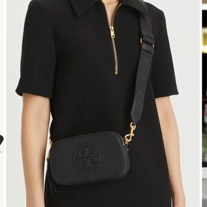 Tory Burch mini miller leather crossbody handbag